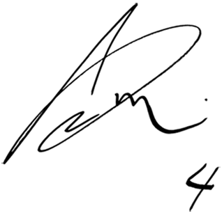 選手サインを紹介しています