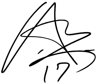 選手サインを紹介しています